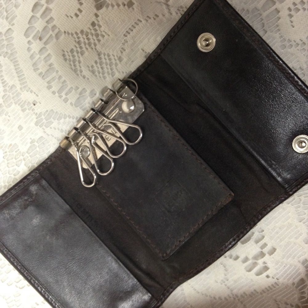 Fendi Italy, Zucca Pattern 4-Hooks Key Case - image 7